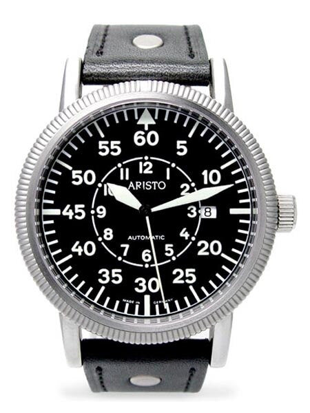 Aristo 3H43 Day Flight Swiss ETA 2824-2 Automatic Watch with Sapphire Crystal