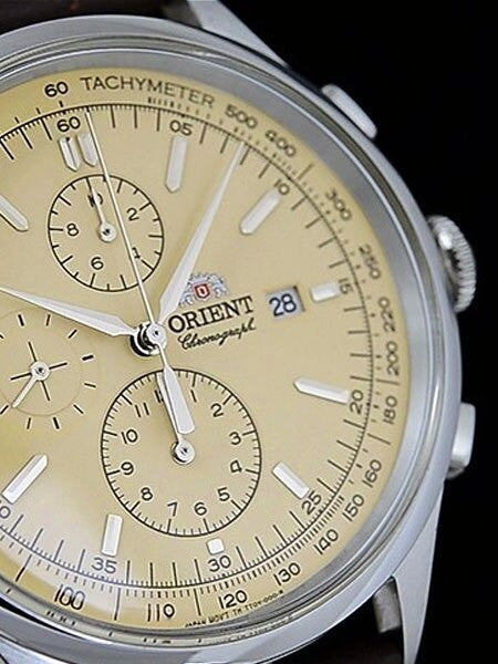 Orient Monterey Quartz Chronograph with 12-Hour Totalizer and Tachymeter #TT0V004Y