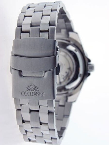Planet Orient 21-Jewel Automatic with Power Reserve and Stainless Steel Bracelet #FM00001S
