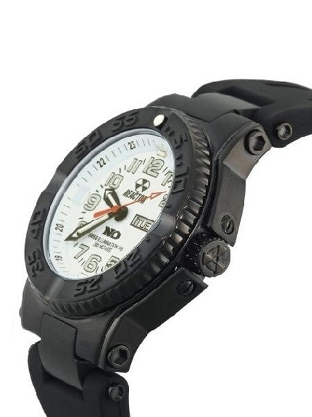 Reactor Trident 200 Meter Dive Watch with Never Dark Illumination, Black SS Case #59805