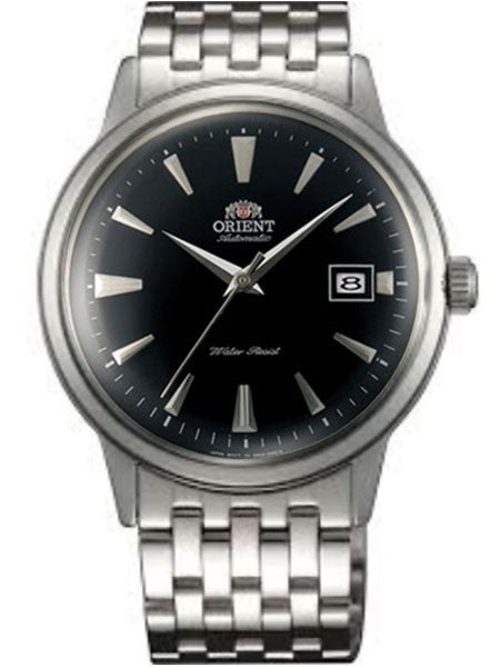 Orient Automatic Dress Watch with Black Dial, Stainless Steel Bracelet #ER24007B