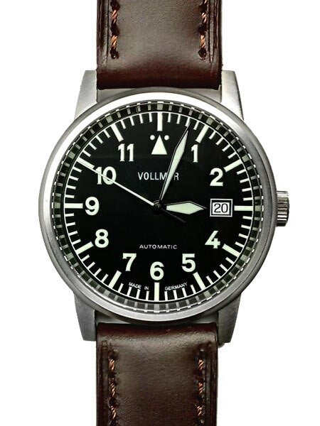 Vollmer Aerodyne Swiss Automatic Watch with Sapphire Crystal, 38.5mm Titanium Case #V5H84