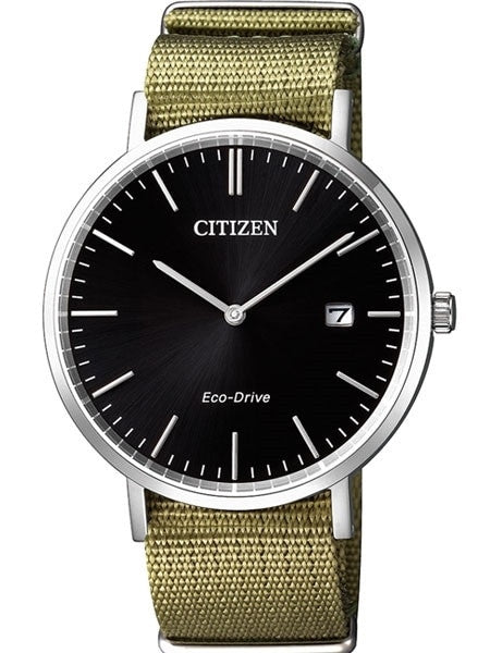 Citizen Eco-Drive Watch with Nylon Strap and 9-Month Power Reserve #AU1080-38E