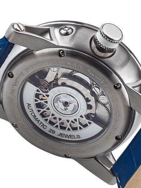 Brillier 43mm Klassique Mono (single hand) Automatic Watch with Moonphase, Big Date #BR-05