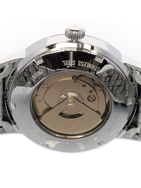Orient Symphony Automatic Dress Watch with Black Dial, Stainless Steel  Case #ER27009B