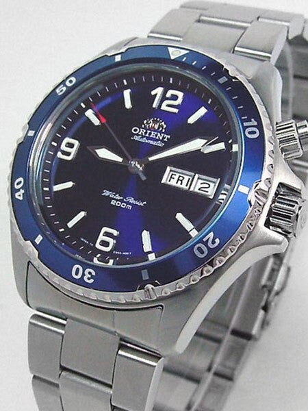 Scratch and Dent - Orient Blue Mako Automatic Dive Watch on a Bracelet #CEM65002D-SND