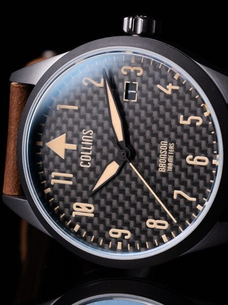 Collins Bronson Automatic Watch with 40mm Gun Metal PVD Case and AR Sapphire Crystal #CWA03