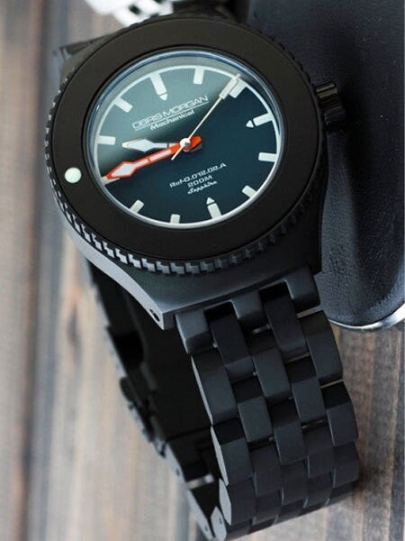 Obris Morgan Nevon Automatic Blue Dial PVD Watch with Robust Bracelet #NEVON-BPNO