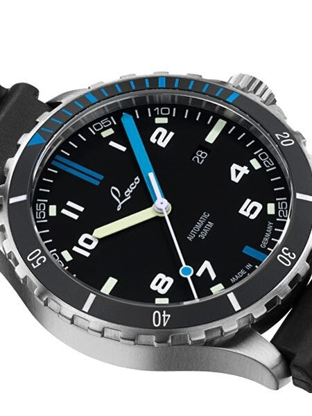 Laco Squad Atlantik 300 Meter Dive Watch with a Double-Domed AR Sapphire Crystal #862108