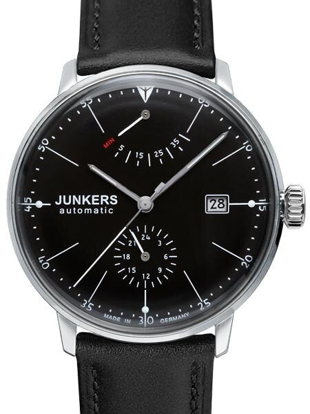 Scratch and Dent - Junkers Bauhaus Automatic Watch with Power Reserve and 24hr Subdial #6060-2-SND