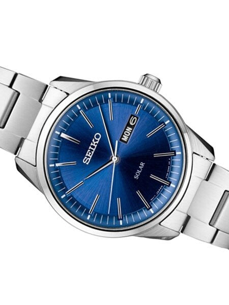 Seiko Solar Watch with 40mm Stainless Steel Case and a Sapphire Crystal #SNE525