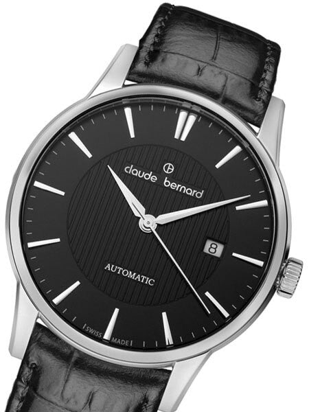 Claude Bernard Swiss Made ETA Automatic Dress Watch #80091-3-NIN