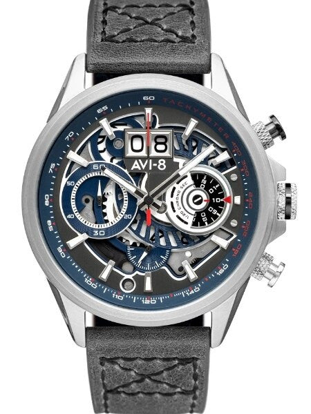 AVI-8 Hawker Harrier II Big Date Aviator Chronograph Watch #AV-4065-04