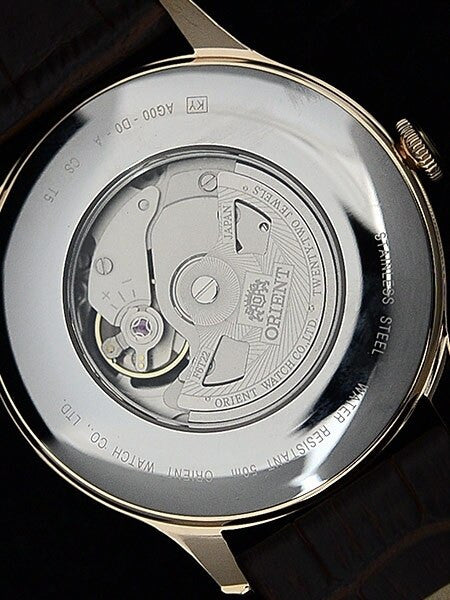 Orient Envoy Open-Heart Automatic Watch with Leather Strap #AG00001S