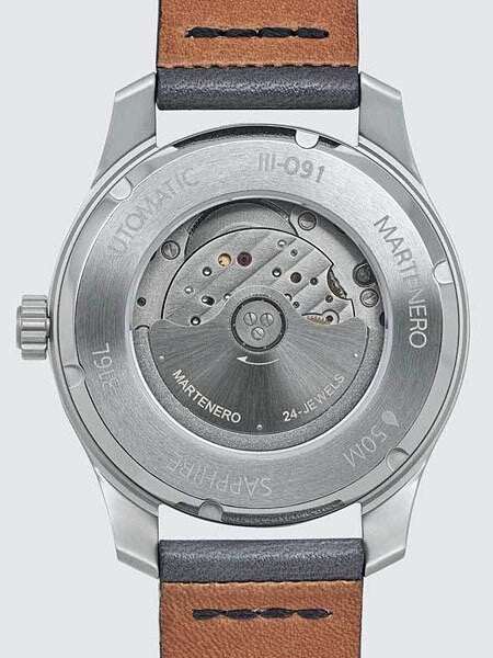 Martenero Kerrison Automatic Watch with Blue Dial, Sapphire Crystal #KER003