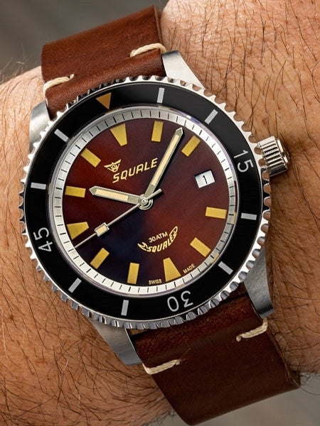 Squale Montauk 300 Meter Swiss Made Automatic Dive Watch with Sapphire Crystal #MTK-05