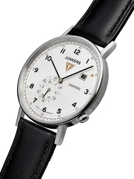 Junkers Eisvogel F13 Swiss Quartz Dress Watch with Small Seconds, Date  #6730-1