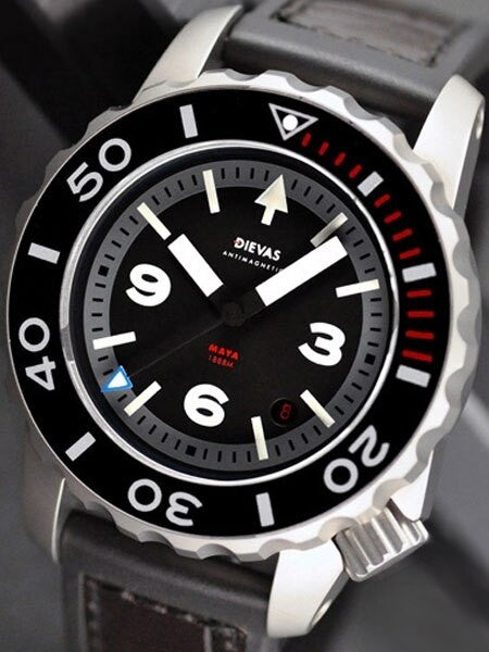 German Made Dievas Maya Dive Watch with 6Steel and Anti-Magnetic Design #Maya