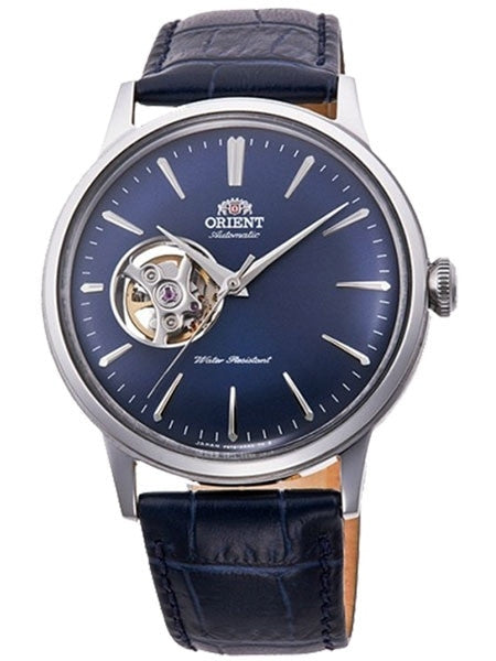 ORIENT Automatic Open Heart 腕時計 本体 Orient Bambino Open-Heart Automatic Watch with Blue Dial and