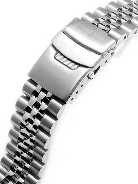 Scratch and Dent - Strapcode 22mm Super-J "Louis" watch band for SEIKO Diver SKX007/009/011 Curved End #SS221803B020 3