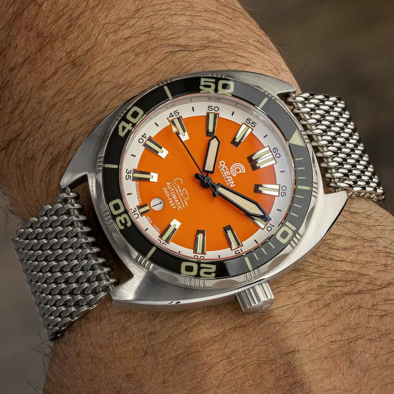 Ocean Crawler Core Diver Swiss Automatic Watch with AR Sapphire Crystal #CD-V3-1322