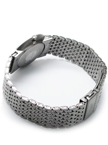 Boccia Mens Silver Quartz Watch with 37mm Titanium Case and Matching Bracelet #3514-04