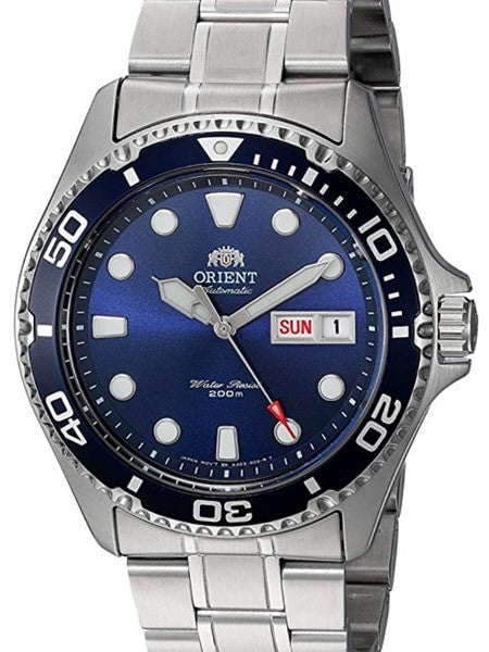 Customized Orient Ray II Blue Dial Automatic Dive Watch #AA02005D