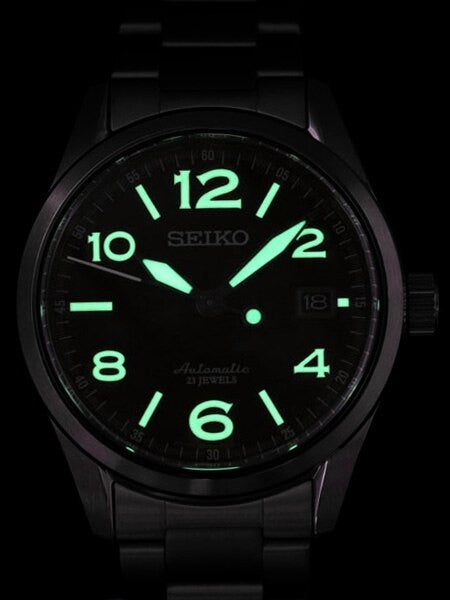 Seiko Black Dial Automatic Dress Watch with 40.3mm Case, and