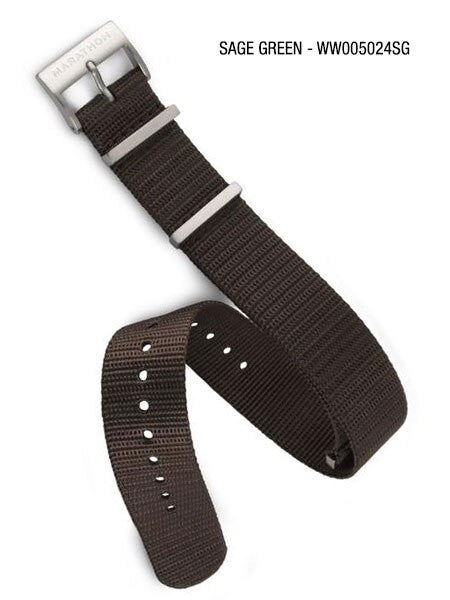 Marathon 20mm Military-Style Nylon One-Piece Watch Strap #WW005024