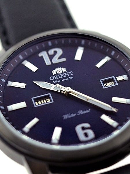 Orient 42mm PVD Starfish Day and Date Automatic Watch with Blue Dial #EM7J002D