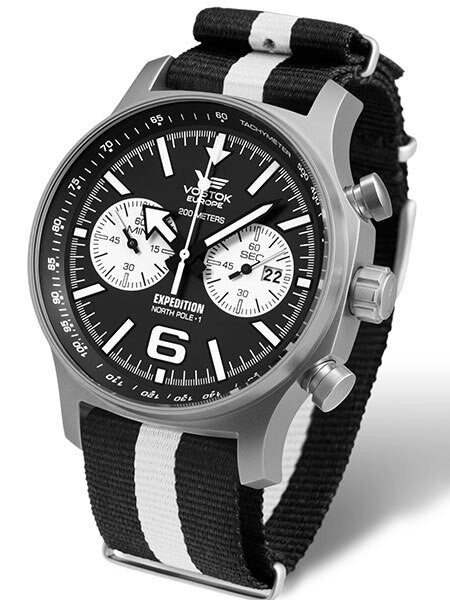 Vostok-Europe Expedition North Pole Chronograph with 60 Minute Sub-Dial #5955199-N