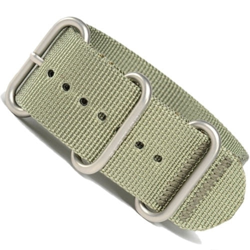 Bertucci Defender Drab DX3 Nylon Strap with Stainless Steel Buckle and Keeprs #115
