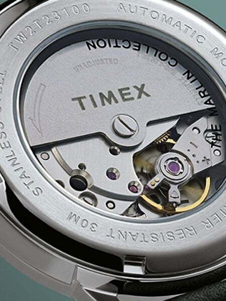 Timex 40mm Marlin 21-Jewel Automatic Watch with Burgundy Dial #TW2T23200ZV