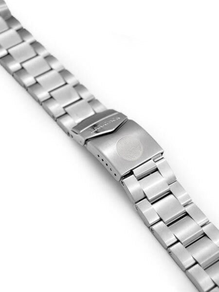 Scratch and Dent - Marathon Brushed Finish Solid Link Bracelet #WW005005US (20mm)