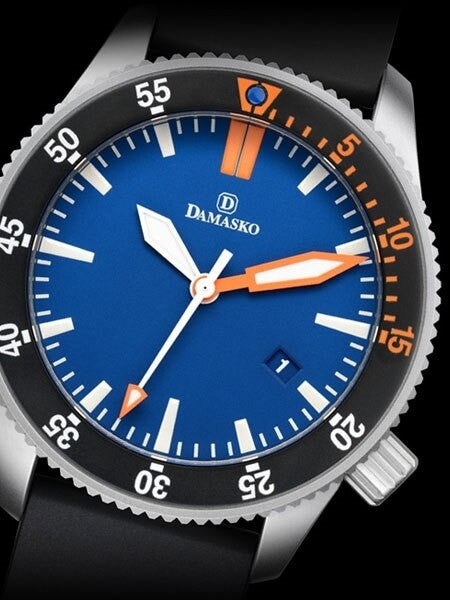 Damasko Swiss ETA Automatic 300 Meter Dive Watch with 43mm Submarine Steel Case #DSub2