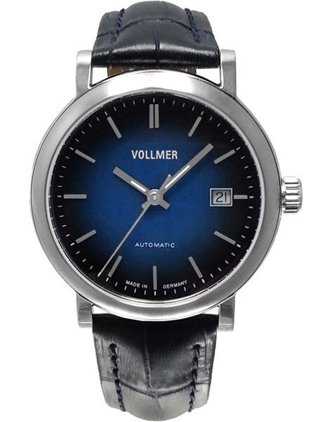 Vollmer Blue Focus Swiss ETA Automatic Watch with Ombr??-like Blue Dial  #4H171
