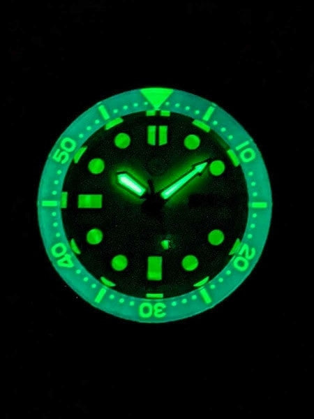 Islander 38mm Automatic Dive Watch with Solid-Link Bracelet, AR Sapphire Crystal, and Luminous Sapphire Bezel Insert #ISL-25