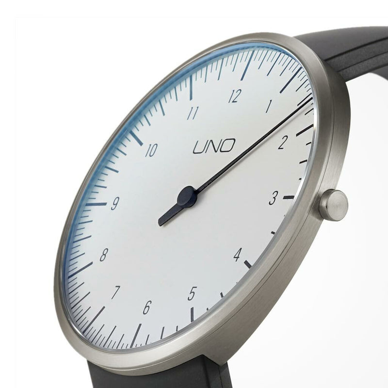 Botta UNO one hand 12-hour Swiss quartz watch with 40mm titanium case #551090