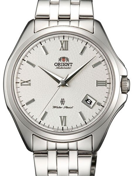 Scratch and Dent - Orient Analyst Automatic Dress Watch with Patterned White Dial and Sapphire Crystal #ER1U002W
