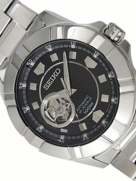 Seiko Premier Series Open Heart, Hand Windable Automatic Watch #SSA073K1
