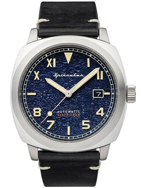 Spinnaker Hull Automatic Sports Watch with 42mm Case and Blue Textured Dial #SP-5071-02