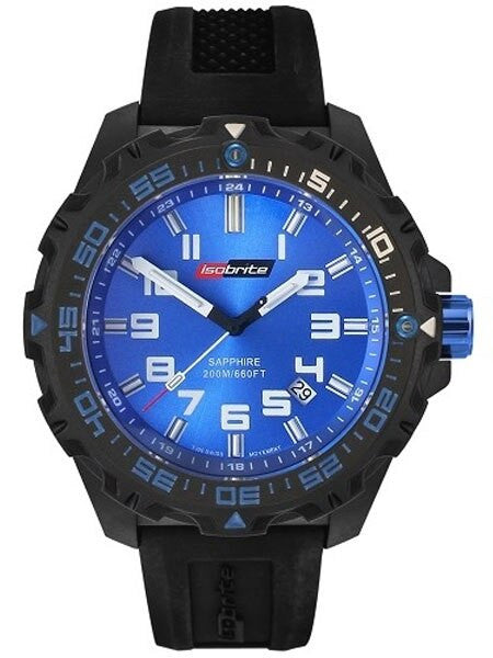 Armourlite Isobrite Blue Dial Watch with T-100 Tritium Illumination and Sapphire Crystal #ISO301
