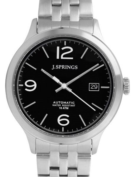 J. Springs Automatic Dress Watch with 42mm Case and Black Dial #BEA016