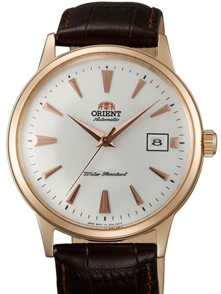 Scratch and Dent - Orient 2nd Generation Bambino Automatic Watch with Rose Goldtone Case and Hour Markers #AC00002W