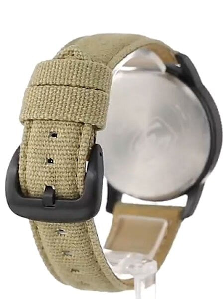 Szanto 42mm Black Ion Plated Vintage Inspired Military Aviator Watch #1102