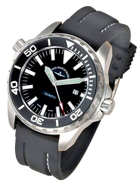 Zeno 500 Meter Pro Dive Watch with Black Dial and Swiss Quartz Movement #6603Q-a1