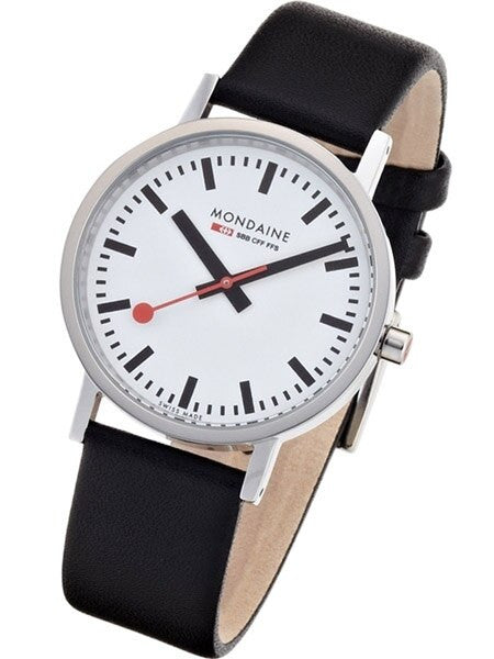Mondaine Railways Quartz Dress Watch with Polished Case #A660-30314-11SBB