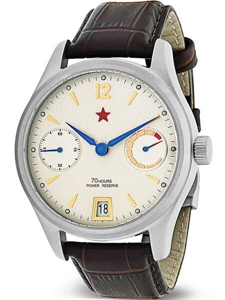 Red Star Automatic Watch with 70-Hour Power Reserve, Sapphire Crystal #7799G-C