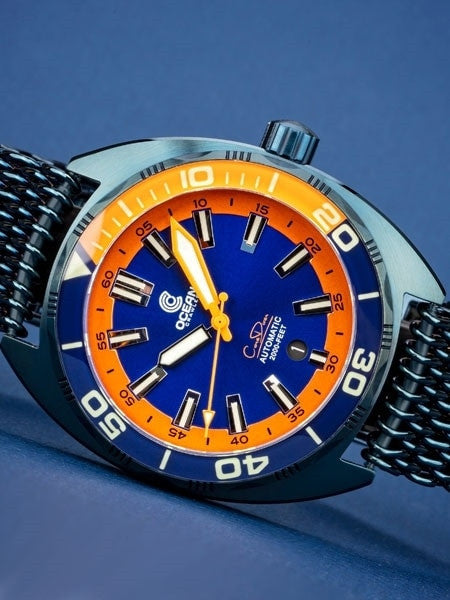 Ocean Crawler Core Diver Swiss Automatic Watch with AR Sapphire Crystal #CD-521