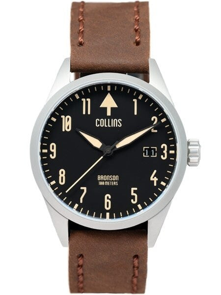 Collins Bronson Automatic Watch with 40mm Case and AR Sapphire Crystal #CWA01